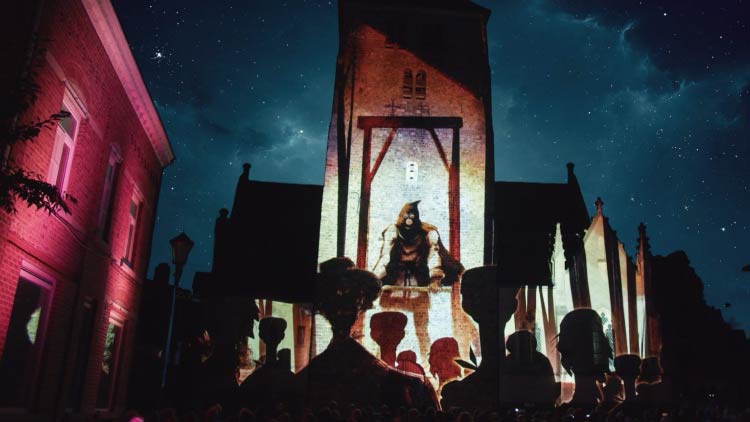 Bokkenrijders (Videomapping Wellen)
